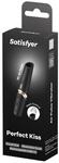 Satisfyer Perfect Kiss Druckwellenvibrator Schwarz 12 cm ⌀ 2,4 cm