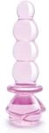 Dream Toys Glaze Glass Rosebud Beaded Plug Analplug Rosa ⌀ 3 cm