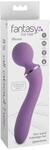 Pipedream Fantasy For Her Duo Wand Vibrator Lila 19,5 cm ⌀ 4,4 cm