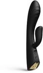 DORCEL W&auml;rmender Rabbit Vibrator Schwarz 21,2 cm ⌀ 3,6 cm