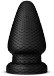 BUTTR Cold Blooded Scaled Buttplug Analplug Schwarz ⌀ 9,9 cm