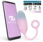 IY Vibrationsei Appgesteuert Pink/Blau 19,5 cm