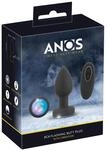 ANOS vibrierender Analplug &Oslash; max. 3,5 cm Schwarz