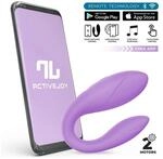 IY Vibrator f&uuml;r Paare mit App-Steuerung Lila 9,2 cm &Oslash; 3,3 cm