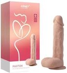 HoneyPlayBox Paxton Rotating Vibrating Dildo Beige 22 cm