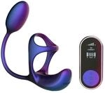Hueman Halo Orbit Penis und Hodenring Lila
