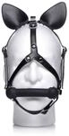 Dark Horse Pony Head Harness with Silicone Bit - Black