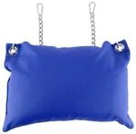 Leather pillow - Blue