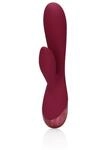 Loveline Smooth Rabbit Vibrator mit Klitorisstimulation Weinrot 20...