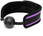 Rimba Ballgag Lila Schwarz &Oslash; 4,5 cm