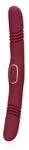 Loveline Double-Sided Thrusting Vibrator Paarvibrator Weinrot 12,5...