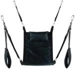 Mr Sling Rectangular canvas sling 4 Punkt Sexschaukel Schwarz