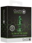 Shots - Ouch! Glass Butt Plug Medium Analplug Transparent ⌀ 3,2 cm