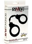 Rimba Handschellen aus Silikon Schwarz