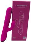 Lovense Velvo Rabbit Vibrator mit Massageperlen Pink
