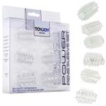 TOYJOY Power Penis Sleeve Set Penish&uuml;llen Transparent 6 teilig