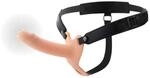 Hidden Desire hohler Penis-Strap-on mit Vibration Beige 16 cm &Oslash; 4...