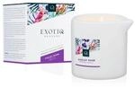Exotiq Massage Candle Violet Rose 200g
