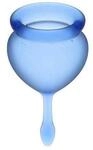 Satisfyer Feel Good Menstrual Cup Set Dark Blue