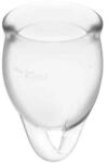 Satisfyer - Feel Confident Menstrual Cup Set Transparent