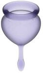 Satisfyer - Feel Good Menstrual Cup Set Lila