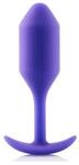 B-Vibe Snug Butt Plug 2 Medium Analplug Lila ⌀ 3 cm