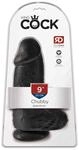 King Cock Chubby Dildo Schwarz 22,9 cm