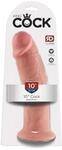 King Cock Dildo Beige mit Saugnapf 25,5 cm