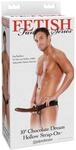 Fetish Fantasy Chocolate Dream Hollow Strap-On Braun 25 cm ⌀ 3,5 cm