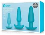 B-Vibe Anal Training Education Set Analplug T&uuml;rkis 7-teilig