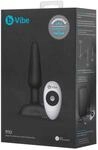 B-Vibe Trio Plug Analplug mit Vibration Schwarz ⌀ 3 cm