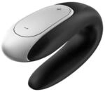 Satisfyer Double Fun Paarvibrator Schwarz 9,3 cm