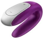 Satisfyer Double Fun Paarvibrator Lila 9,3 cm