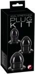You2Toys Anal Stretching Plug Kit Analplugs Schwarz 3 Teilig