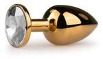 EasyToys Metal Butt Plug No. 1 Analplug Gold ⌀ 2,7 cm