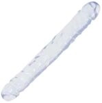 Doc Johnson Jr. Double Dong Doppeldildo Transparent 30 cm ⌀ 3,8 cm