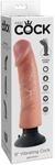 King Cock Vibrating Vibrator Beige 22,5 cm