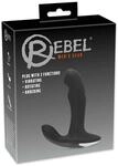 You2Toys Rebel Plug Prostatamassager Schwarz ⌀ 3,4 cm mit 3 Funktionen