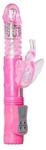 EasyToys Pink Butterfly Rabbit Vibrator Pink 25 cm ⌀ 3,2 cm