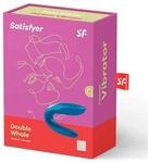 Satisfyer Double Whale Paarvibrator Blau 8,7 cm