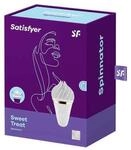 Satisfyer Sweet Treat Spinnator Auflegevibrator Wei&szlig;