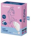 Satisfyer Love Triangle Air Pulse Stimulator Druckwellen Vibrator Wei&szlig;