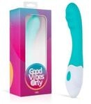 Good Vibes Only Tate G-Punkt Vibrator T&uuml;rkis 20 cm