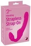 You2Toys Vibrating Strapless Strap-On Vibrator Pink 21,8 cm ⌀ 3,9 cm