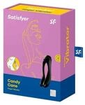 Satisfyer Candy Cane Paarvibrator Schwarz 12 cm