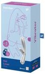 Satisfyer Hot Lover Rabbit Vibrator Silber 19,95 cm