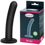 Malesation Andy Dildo Schwarz 12,5 cm