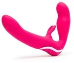 Happy Rabbit Strapless Strap-On Rabbit Vibe Pink 20,5 cm ⌀ 3-3,7 cm