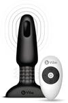 B-Vibe Rimming Petite Analplug mit Vibration Schwarz ⌀ 3,5 cm
