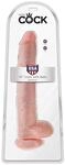 King Cock with Balls Dildo Beige 35,5 cm